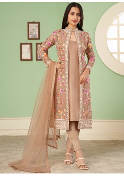  Chikoo Pure Georgette Salwar Kameez